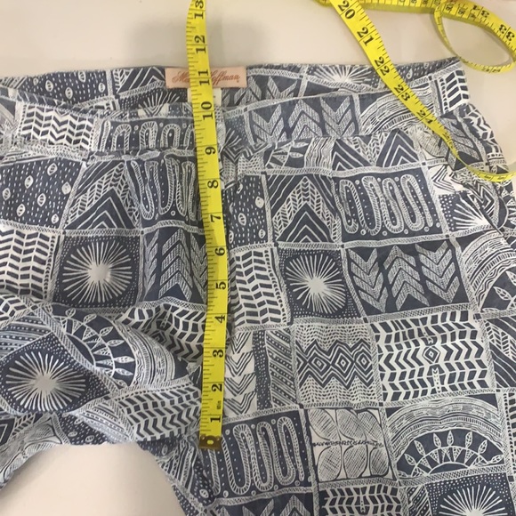 Mara Hoffman| Navy/White Patterned Viscose Pants - Picture 10 of 12